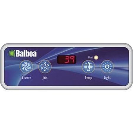 BALBOA Duplex 4-Button Spa Side Overlay for 51676 BA462148